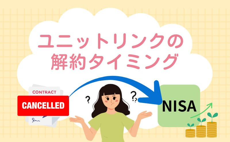 ユニットリンクの解約タイミングはいつ？2つの判断基準